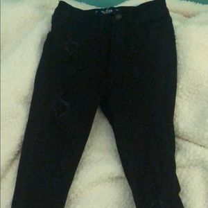 Super Skinny High Rise Ripped Jeans